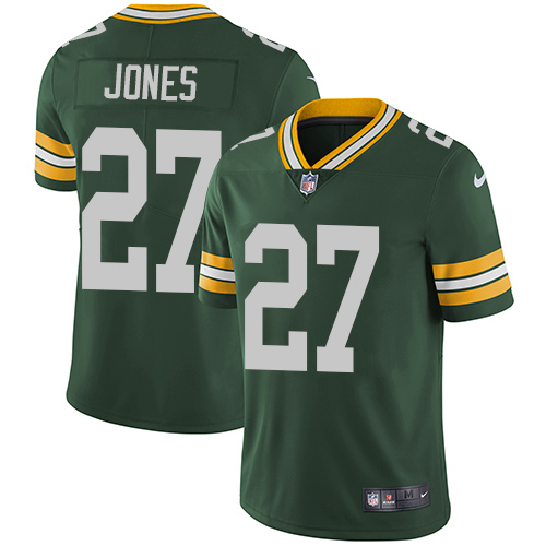 Nike Packers #27 Josh Jones Green Team Color Youth Stitched NFL Vapor Untouchable Limited Jersey